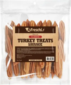 Afreschi Natural Turkey Treats Mini Bars  6 oz, USA-Sourced, All-Natural, Hypoallergenic, Low-Fat, Healthy & Easily Digestible, Puppy & Training Snack