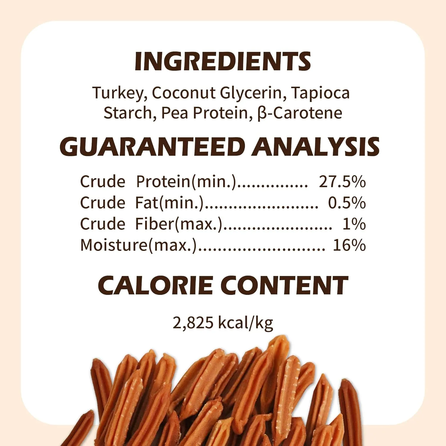Afreschi Natural Turkey Treats Mini Bars  6 oz, USA-Sourced, All-Natural, Hypoallergenic, Low-Fat, Healthy & Easily Digestible, Puppy & Training Snack