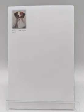 Brittany Pet Dog Note Pad Set - 5 Note Pads by Ruth Maystead