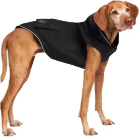 Canada Pooch Torrential Tracker Dog Rain Jacket (Black, 8 (7-9" Back Length))