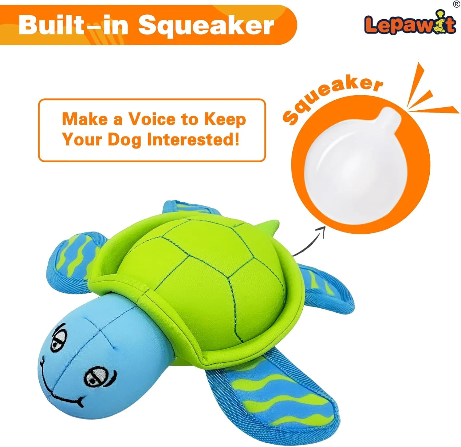 Dog Pool Toys, Floating Water Toys for Dogs, Squeaky Dog Toys for Water or Pool, Outdoor Beach Interactive Dog Toys for Small and Medium Dogs  Turtle