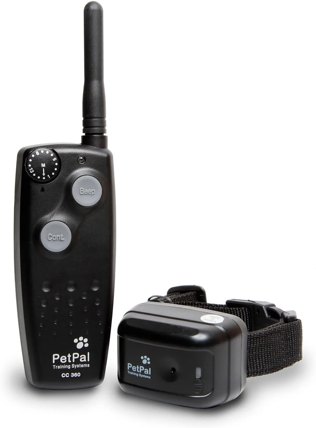 DT SYSTEMS CC360 Canine Coach 360 Waterproof Adjustable Remote Dog Training E-Collar, 360-Yard Range, 15 Stimulation Levels & Beeper, Charger Included