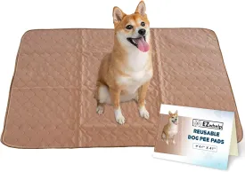EZwhelp Reusable Dog Pee Pads - Waterproof Training Pads for Dogs - Washable & Sanitary - Rounded Corners - Laminated, Lightweight, Durable - Pet Essentials for Puppy Training and Whelping - 41" x 41"