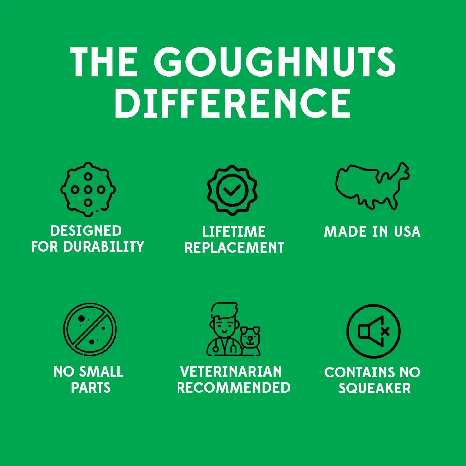 Goughnuts Large Water Stick  Floating Dog Toys for Water Fetch, Interactive Heavy Duty Dog Pool Toy for Aggressive Chewers, Big and Large Dogs 60  lbs, Natural Reinforced Rubber Float, USA Made