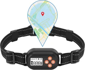 GPS Wireless Dog Fence, Pet Electric Containment System, IPX6 Waterproof/Rechargeable Collar, Beep/Vibration/Shock Correction Mode, for Dogs Over 20 Lbs