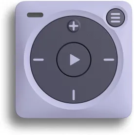 Mighty 3 Spotify & Amazon Music Player - Compatible with Bluetooth & Wired Headphones - 1,000  Song Storage - Screen Free Music Player - No Phone Needed - (Lavender)