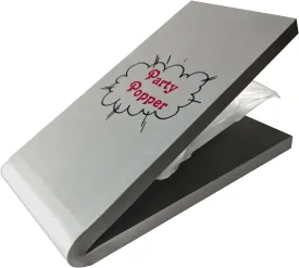 Party Popper - Home Invasion Burglar Deterrent Gunshot Noise Sound Maker - Personal Protection Device - Plastic, Gray