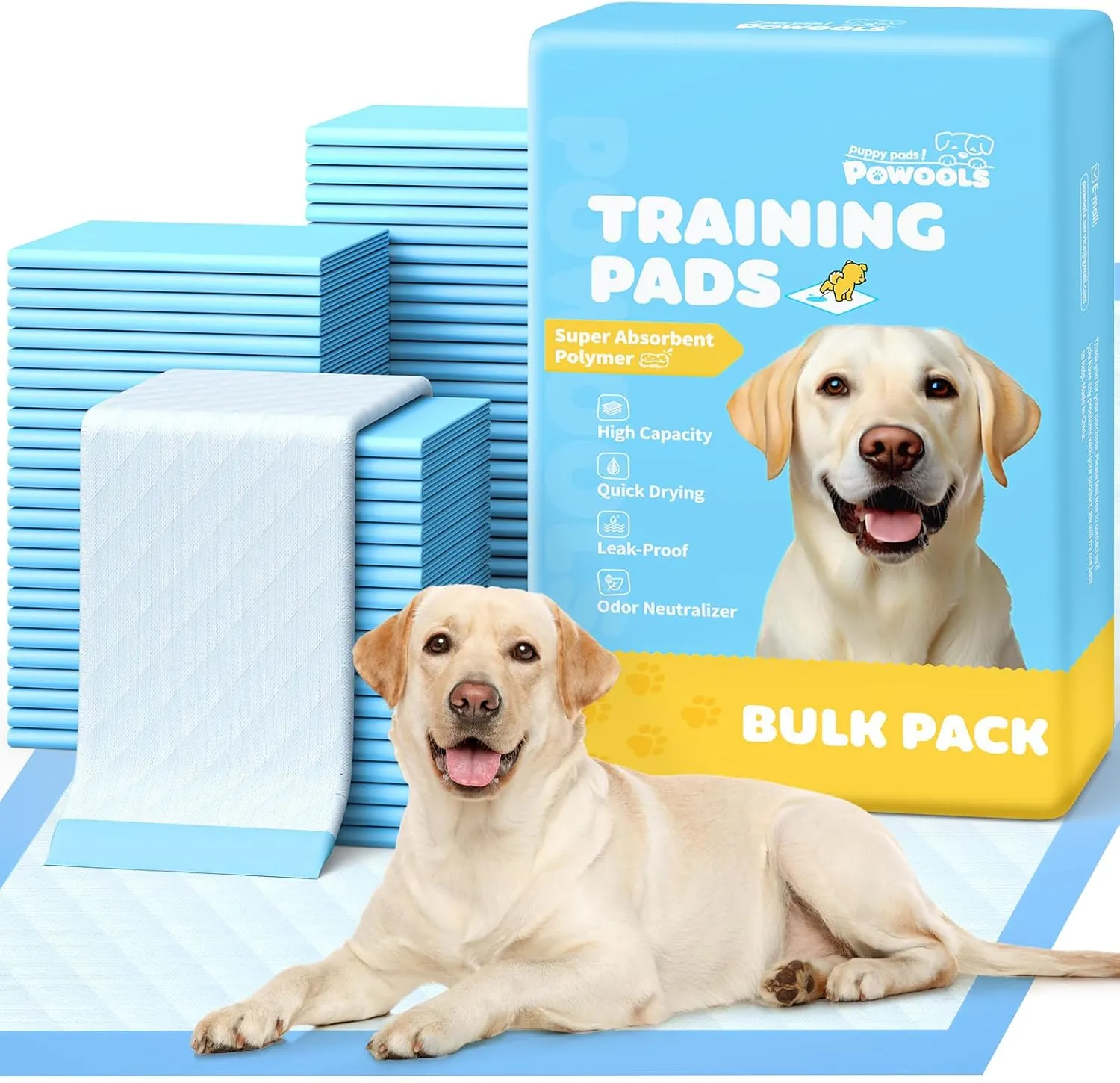 X-Large Puppy Pads - 34.1'' x 27.7'' Pee Pads , 6-Layer Pads for Dogs, 100P